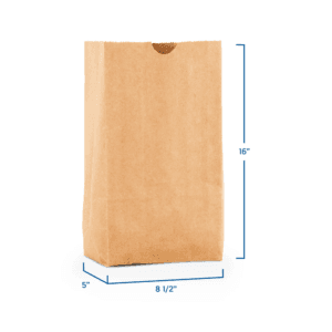 Bolsa de Papel No.20 16" X 8-1/2 X 5". GENERICO